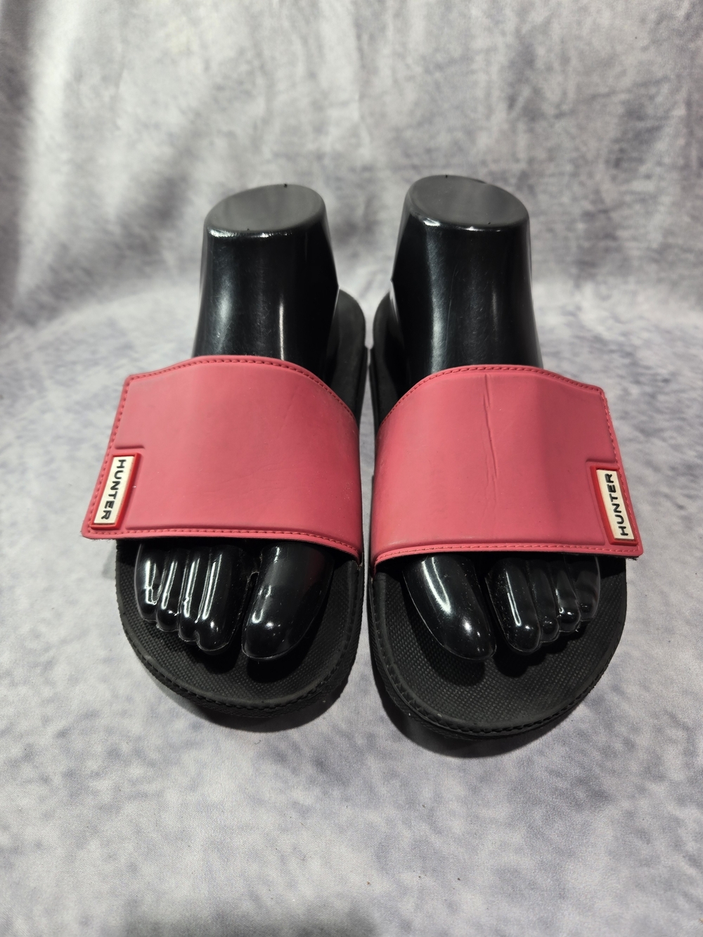 Hunter Pink Slide Sandals